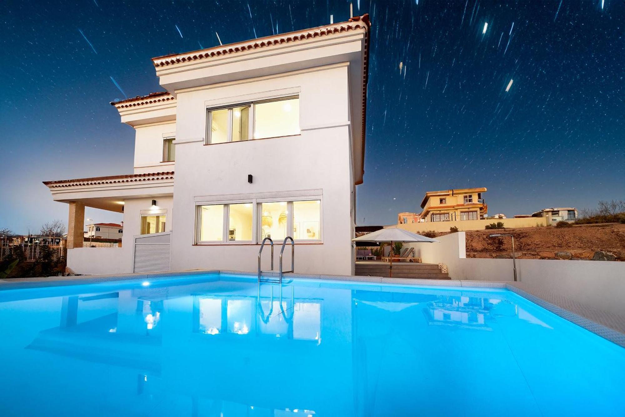 Villa Laravi By Maspalomas Holiday Villas ميلونيذاس المظهر الخارجي الصورة