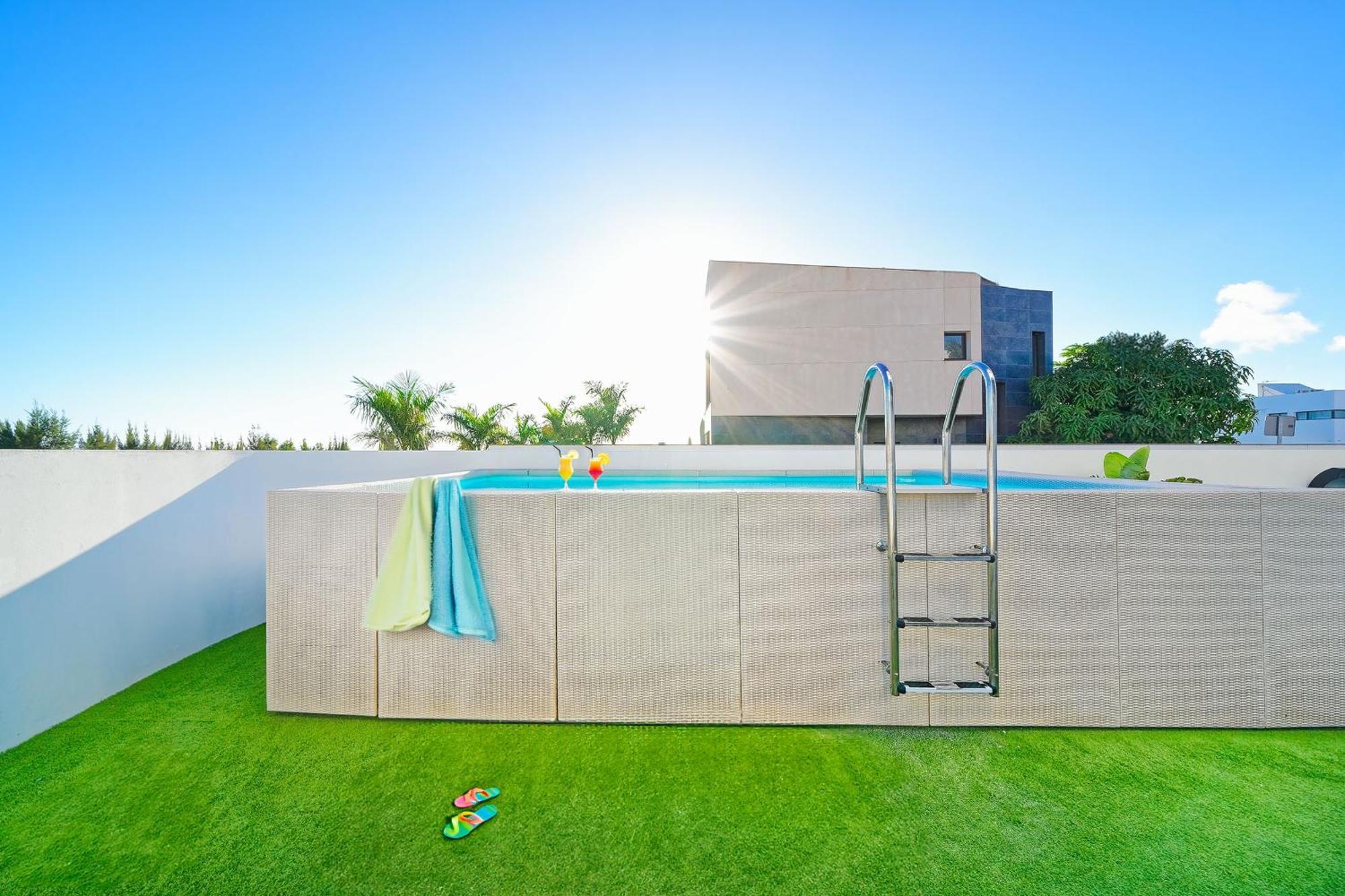 Villa Laravi By Maspalomas Holiday Villas ميلونيذاس المظهر الخارجي الصورة